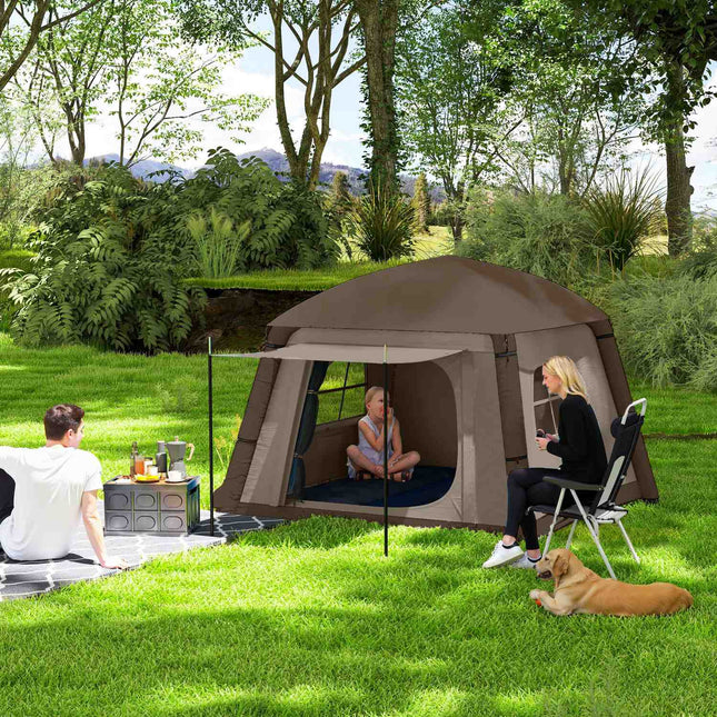 Inflatable 1-2 person camping tent - windproof, 4 seasons