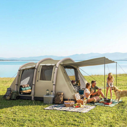Inflatable Camping Tent, 2-4 Person, Quick Setup