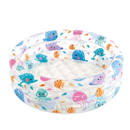 Inflatable Children's Pool, 61x22 cm, 28L, Sea Animal Design