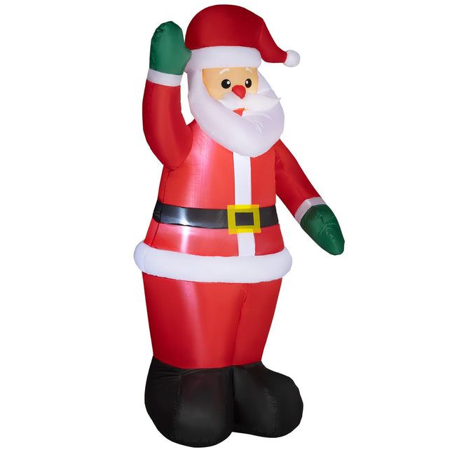 6ft inflatable Santa Claus with LED lights, indoor/outdoor
