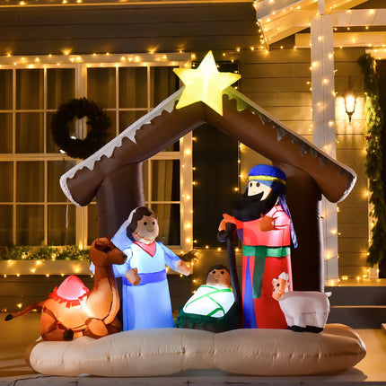 Inflatable Christmas arch with LED lights, 1.8m