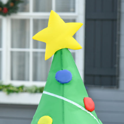 Inflatable Christmas Tree with Gifts, 1.5m, LED Lights