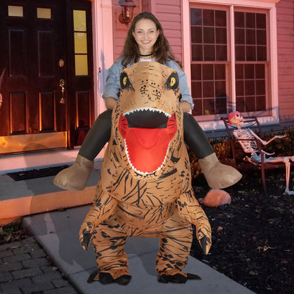 Inflatable Dinosaur Costume for Adults, T-Rex Halloween