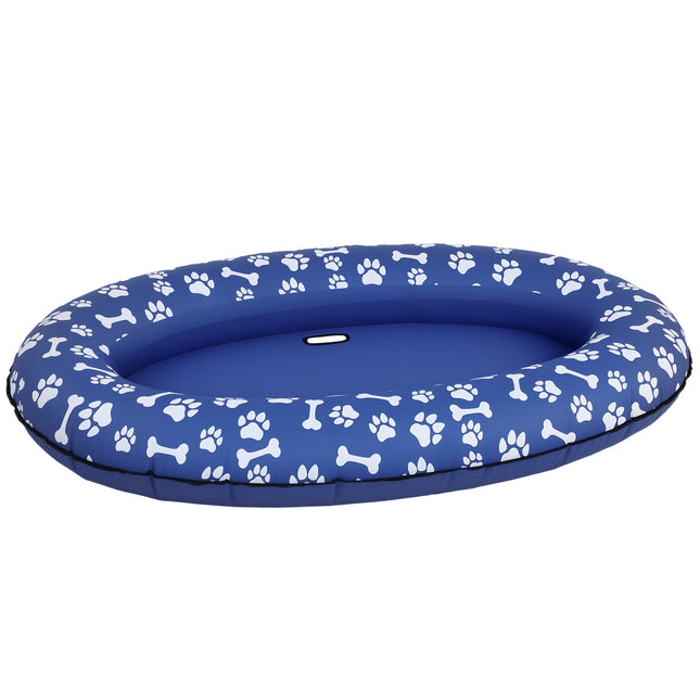 Inflatable Dog Pool Raft With Handles, 155x104cm, 40kg