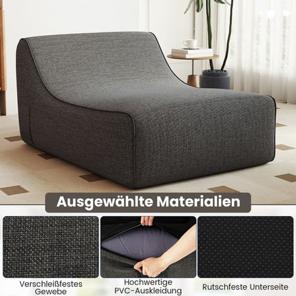 Inflatable Ergonomic Lounge Chair with Removable Cover