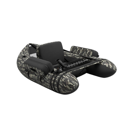 Inflatable Fishing Float Tube with Adjustable Backrest, 135x109x54 cm
