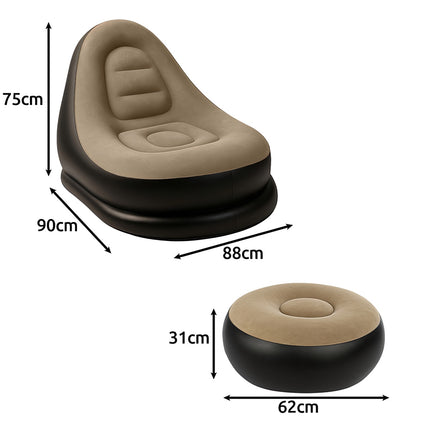 Inflatable Garden Chair, Outdoor Use, Durable Material