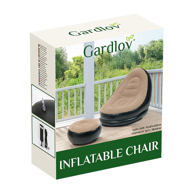 Inflatable Garden Chair, Outdoor Use, Durable Material