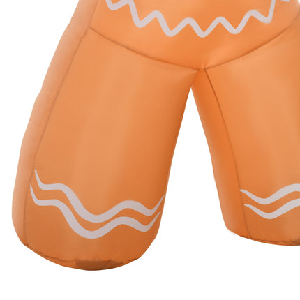 Inflatable gingerbread man with lights, 2.4M weatherproof