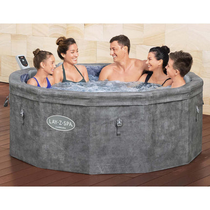 Inflatable Hot Tub, 6-Person, 140 Jets, Energy Efficient