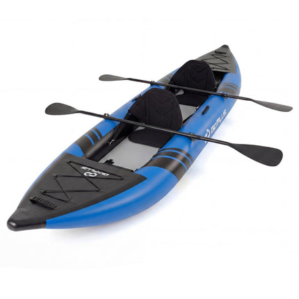 Inflatable Kayak Set with Aluminum Paddles & EVA Seats