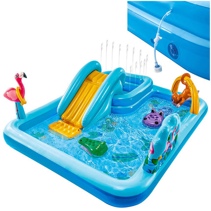 Inflatable Pool, 10ft x 30in, Easy Setup