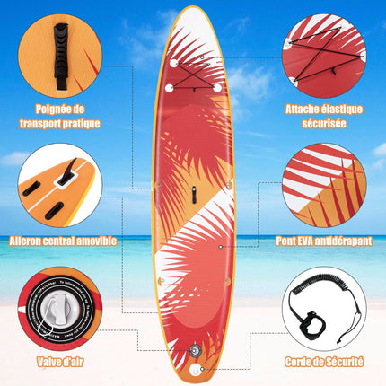 Inflatable SUP Paddle Board 320 x 76 x 15 cm, Kit