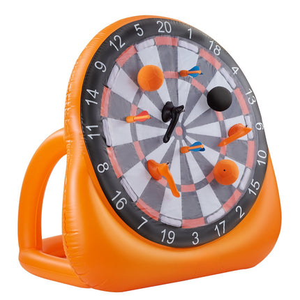 Inflatable Soccer Dart Board, 6 Ft, Balls and Pump
