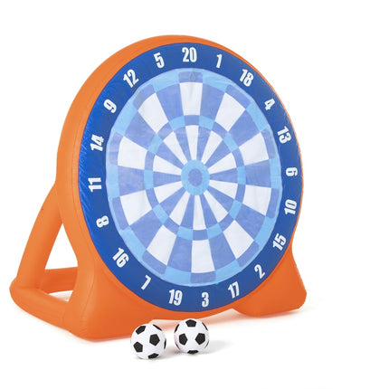 Inflatable Soccer Dartboard with Balls, 157 x 107 x 157 cm