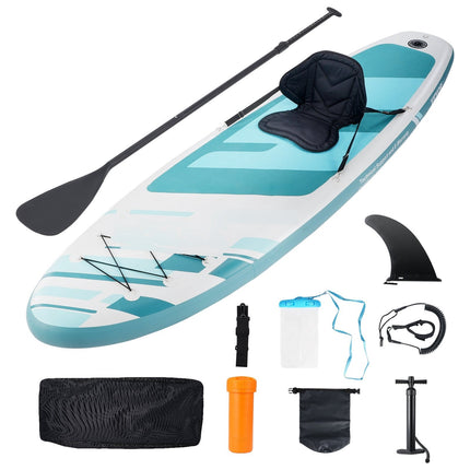 Inflatable Stand Up Paddle Board 10.6 ft, Kayak Seat Kit