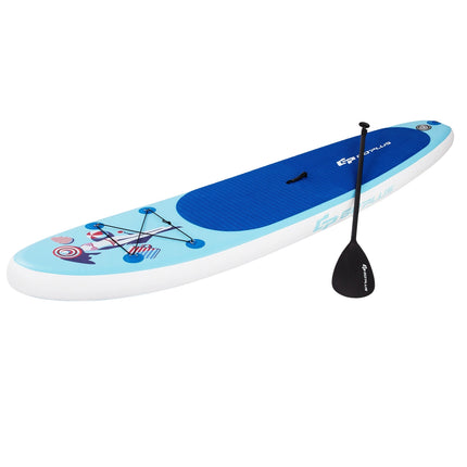 Inflatable Stand Up Paddle Board 10 Ft, Paddle, Pump, Backpack