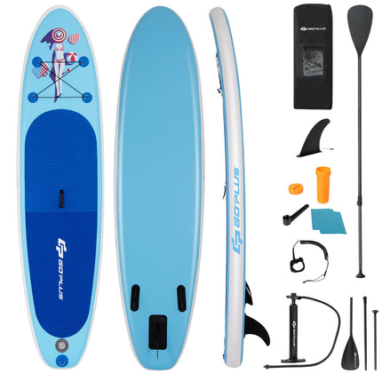 Inflatable Stand Up Paddle Board 10 Ft, Paddle, Pump, Backpack