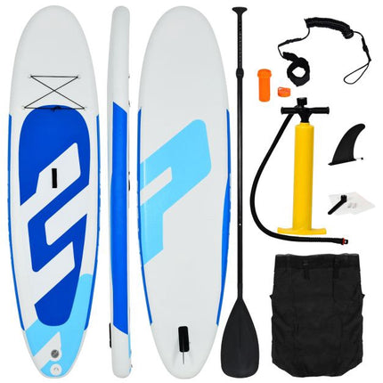 Inflatable Stand Up Paddle Board 10 Ft, Paddle, Pump Bag