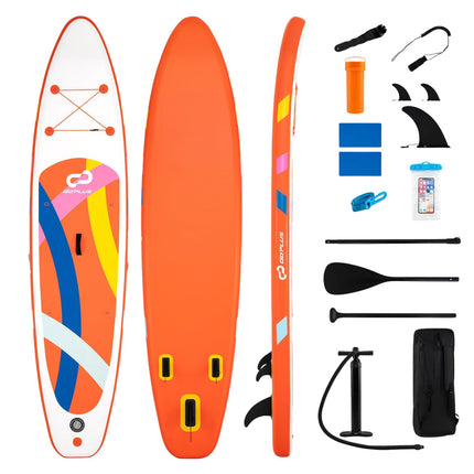 Inflatable Stand Up Paddle Board 11 Ft, Backpack, Kayak Mode