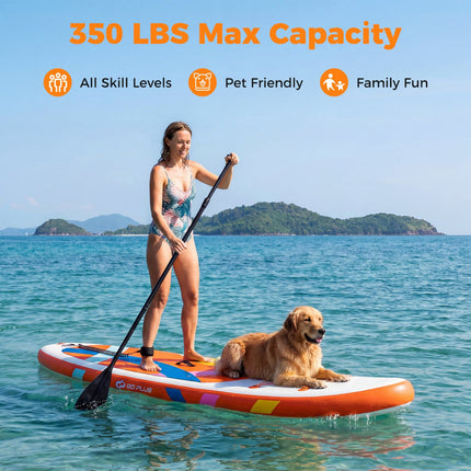 Inflatable Stand Up Paddle Board 11 Ft, Backpack, Kayak Mode