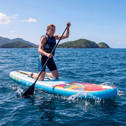Inflatable Stand Up Paddle Board 11 Ft, Backpack, Kayak Rings