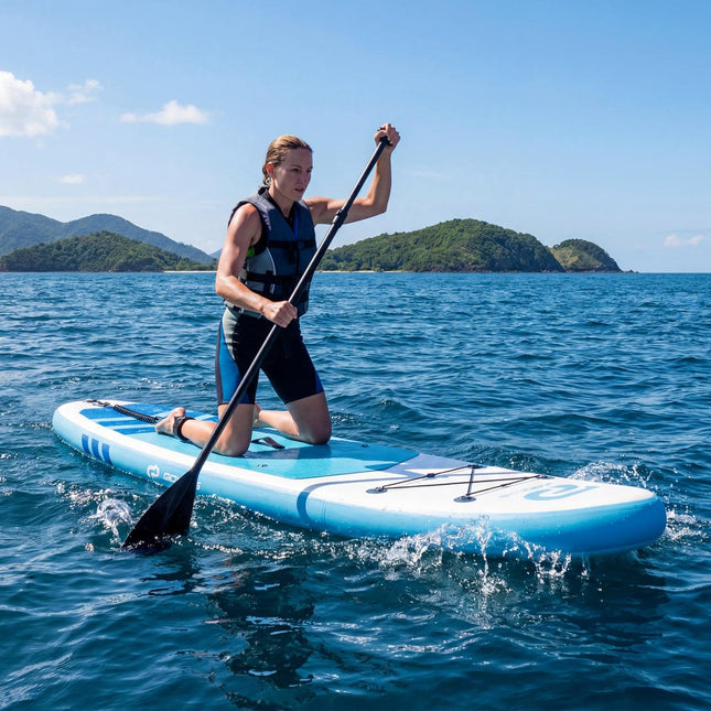 Inflatable Stand Up Paddle Board 11 ft, Backpack, 350 lb