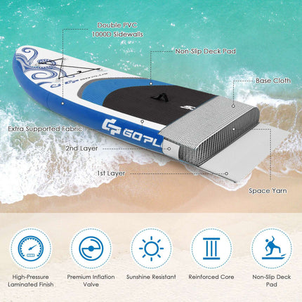 Inflatable Stand Up Paddle Board 320x75cm, Paddle Set