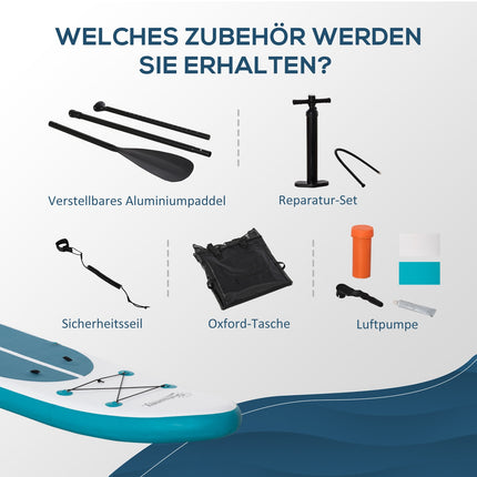 Inflatable Stand Up Paddle Board Set, 320 Cm, non-slip