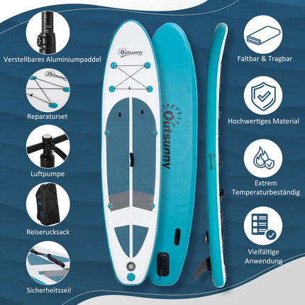 Inflatable Stand Up Paddle Board Set, 320 Cm, non-slip