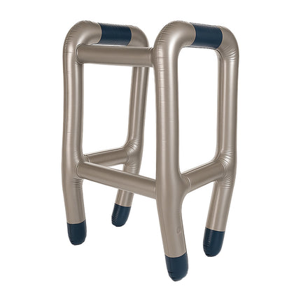 Inflatable Walker and Cane Set with Pump, Costume Accessory