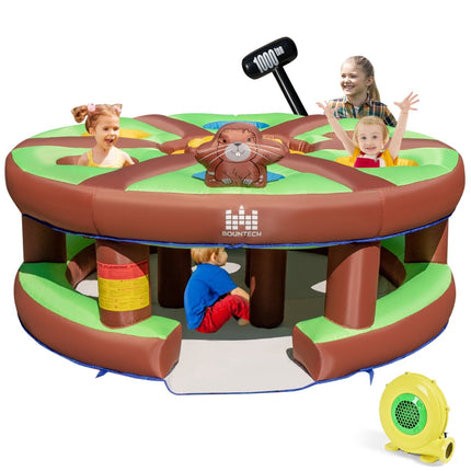 Inflatable Whack-a-Mole Game for Kids with Blower