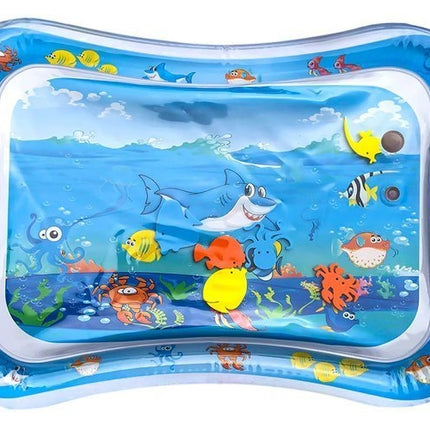 Inflatable play mat for children