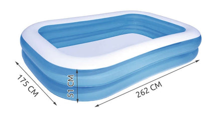 Inflatable pool 262x175x51cm - BESTWAY 54006