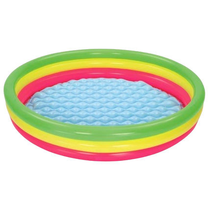 Inflatable rainbow pool 152cm Bestway 51103