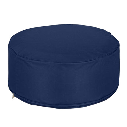 Inflatable stool in blue