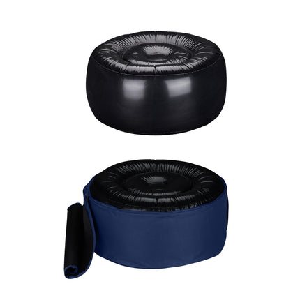Inflatable stool in blue