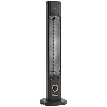 Infrared Patio Heater 2000W, Carbon Fiber, Remote Control