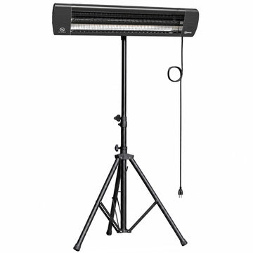 Infrared Patio Heater 2500W, Adjustable Stand, Remote Control