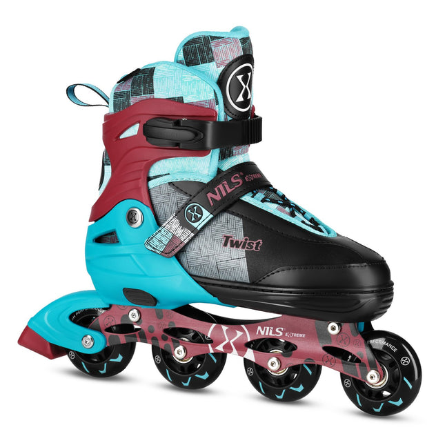 Inline Skates, Adjustable Size S (31-34), Blue