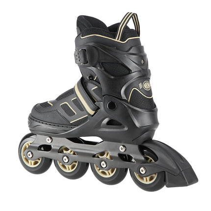 Inline Skates, Black-Beige, Size M