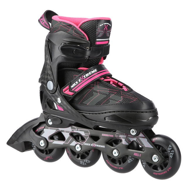Inline Skates, Black/Pink, Size S (31-34)