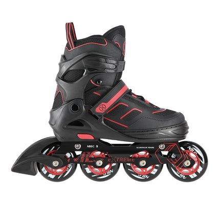 Inline Skates, Black-Red, Size L, Adult