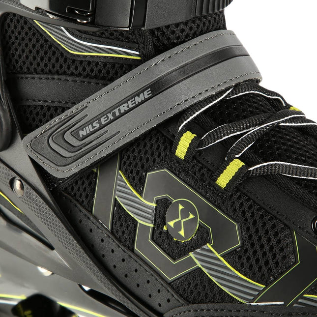 Inline Skates, Black-Yellow, Size 40