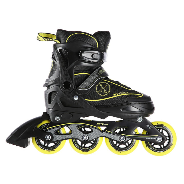 Inline Skates, Black/Yellow, Size M (35-38)