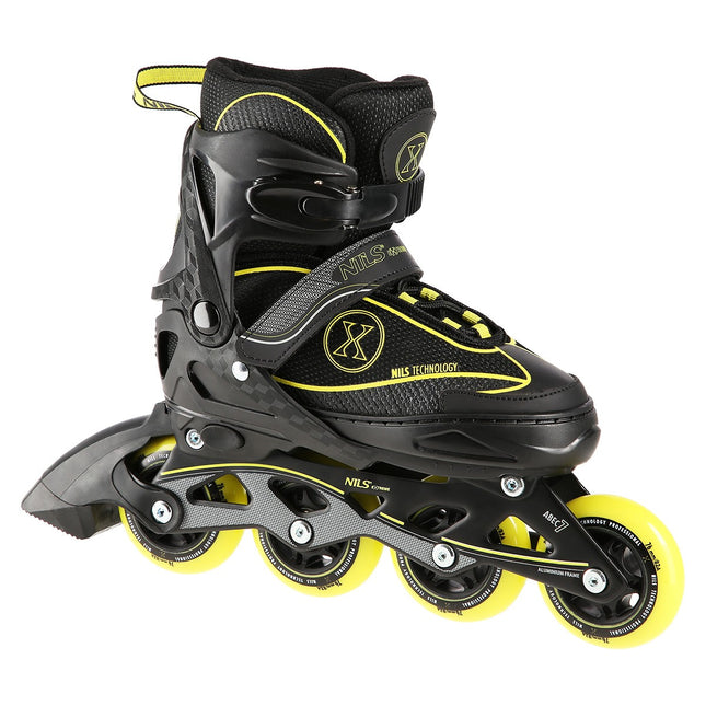 Inline Skates, Black/Yellow, Size M (35-38)