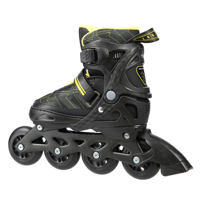 Inline Skates, Black/Yellow, Size S (31-34)