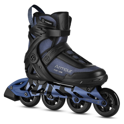 Inline Skates, Dark Blue, Size 44, ABEC-7 Brake