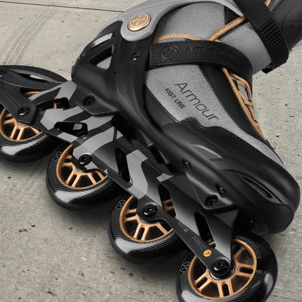 Inline Skates, Size 45, 90mm Wheels, ABEC-7 Brake