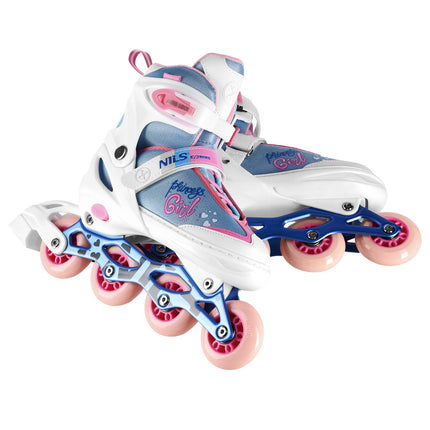 Inline Skates, White, Size L (39-42)